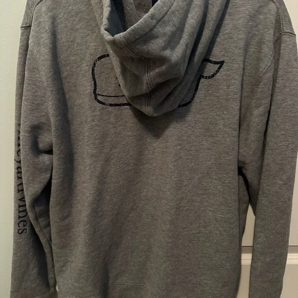 Vineyard Vines gray zip-up hoodie women’s XL gray - Picture 4 of 6